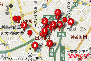図4　スタティックマップAPI：ジオコーダAPIの検索結果を、スタティックマップAPIに渡して取得した地図画像の例