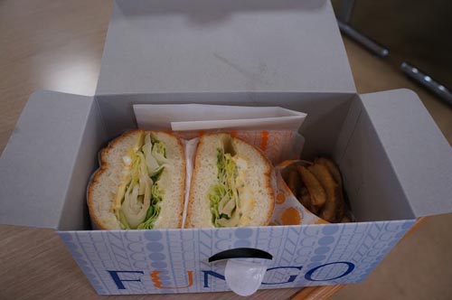 提供したランチボックス（タマゴサラダ）