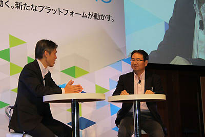 三戸氏と野崎氏のセッション