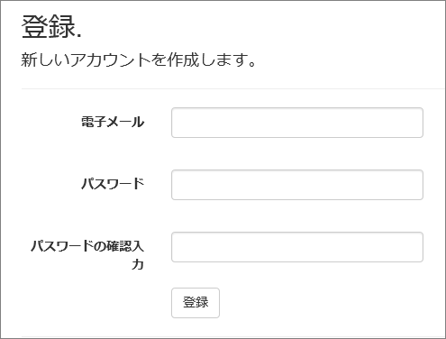 図2　新たなユーザーの登録