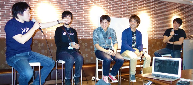 パネルディスカッションの模様。左から坪田氏、吉竹氏、元山氏、村越氏、土屋氏