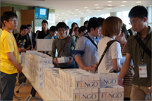 2014年のランチの様子