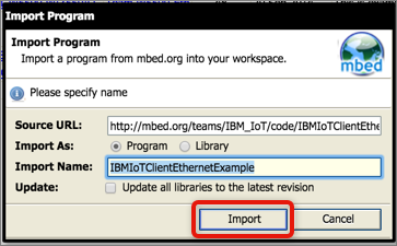 図17：IBMIoTClientEthernetExampleのインポート2