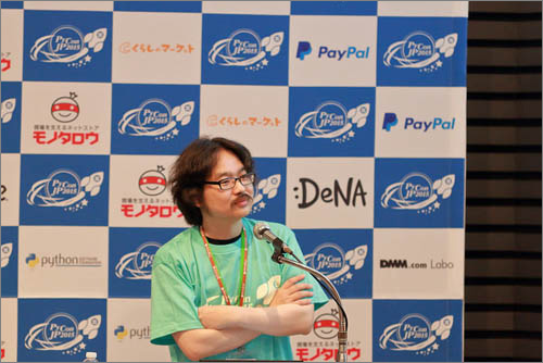 PyCon JP 2015のバックパネル