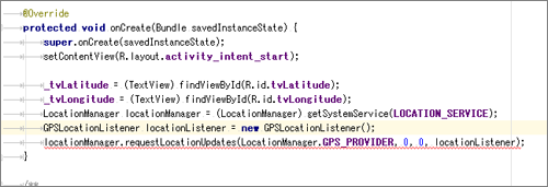 図6　Android Studioの警告